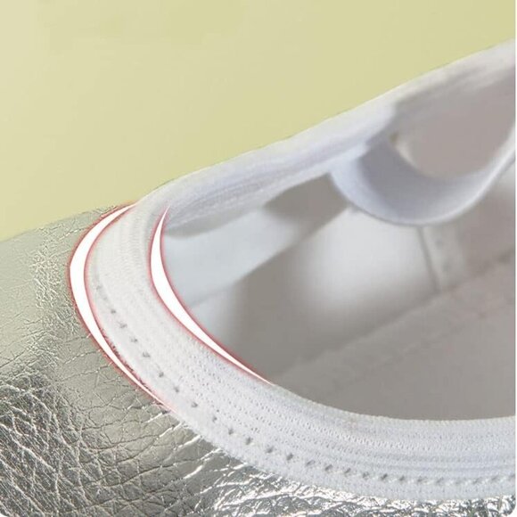 PU Leather Ballet Shoes Women Split-Sole Dance Flats for Beginners - Picture 6 of 6